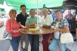 (v.l.: Steffi Klör, Arno Jokisch, Kalle Wolfer, Toni Gödtner und Sabine Jakob)